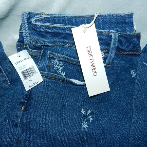 NWT! DRIFTWOOD Wyatt Straight Leg Crop Jeans! - Picture 7 of 16